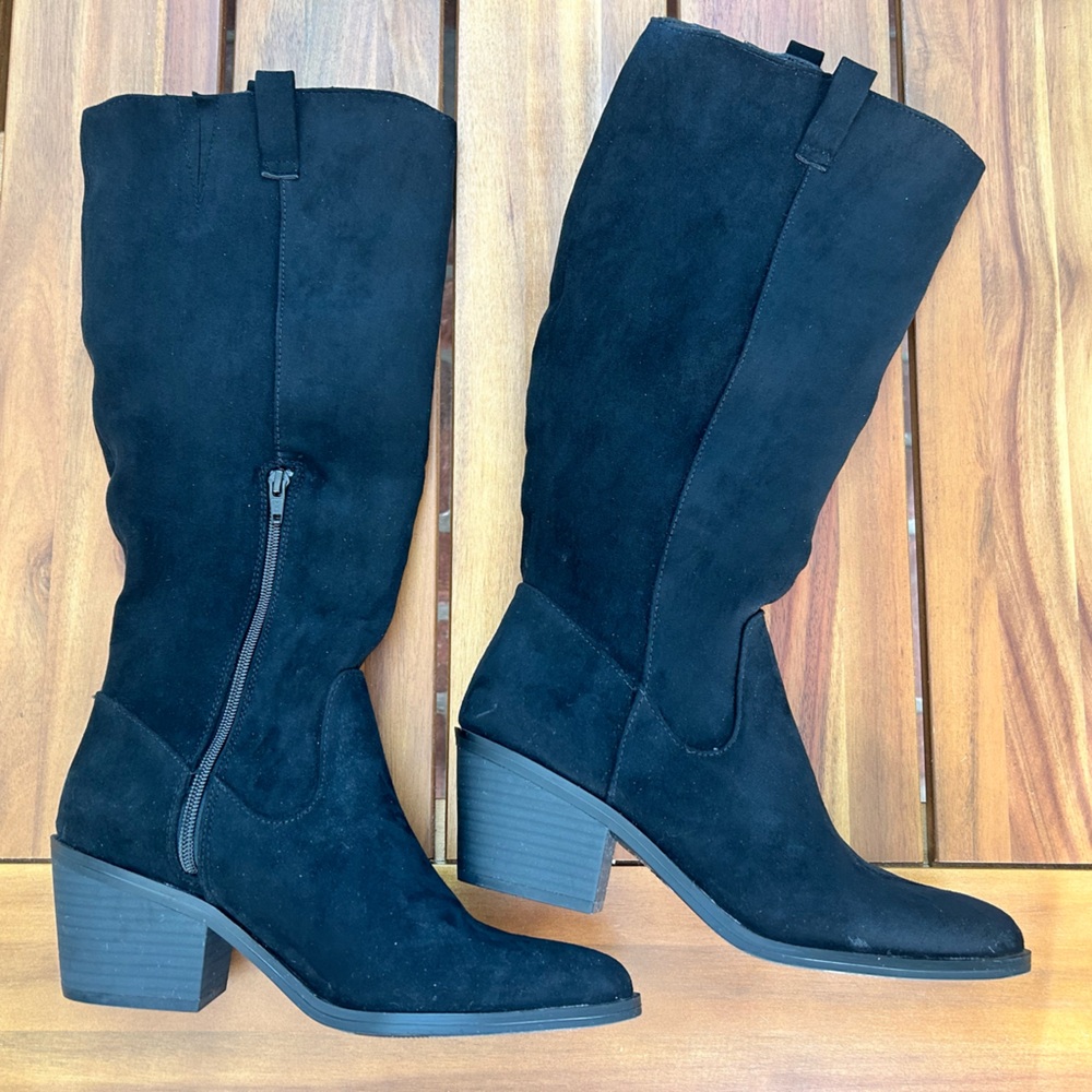 TARGET Womens Black Boots Size 8.5